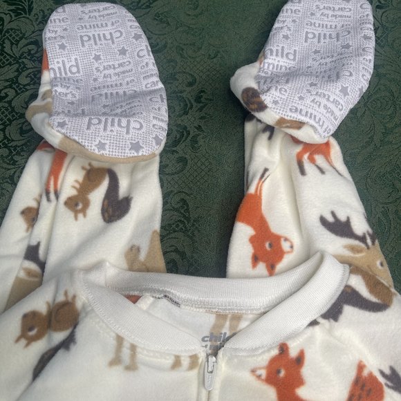 NWT 5 carters Squirrels moose sleeper pajamas pjs - Picture 3 of 7